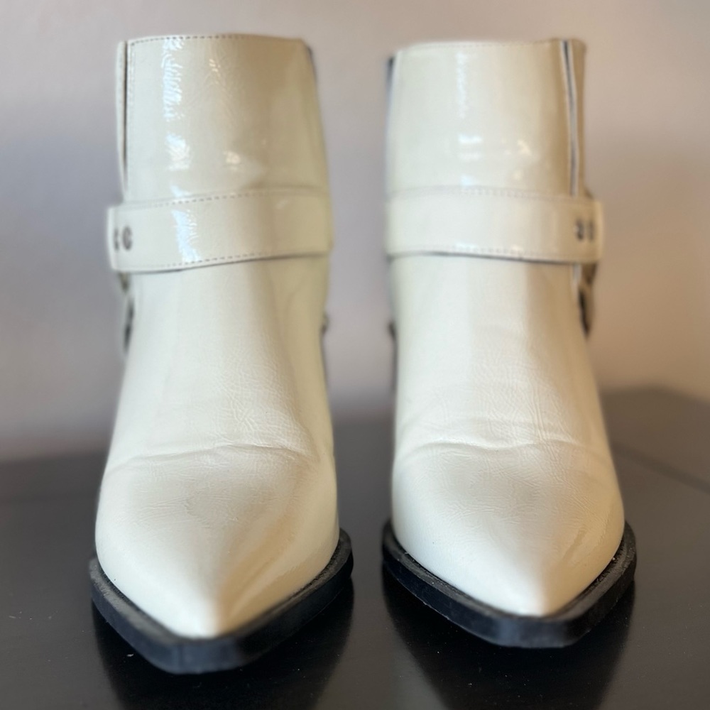 White patent leather booties - Picture 7 of 7
